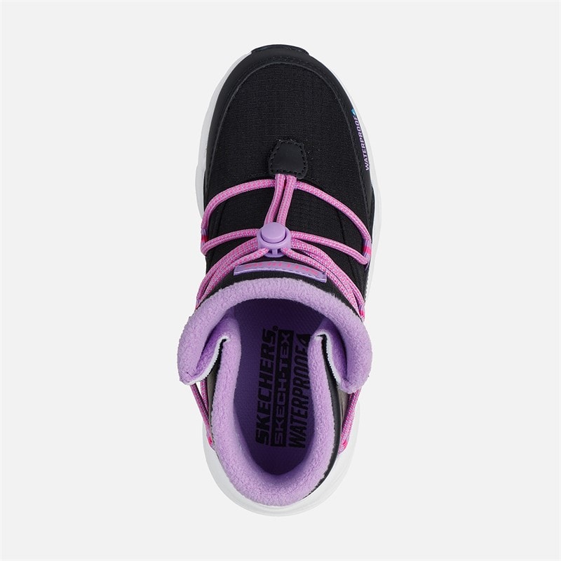 Mädchen - Turbo-Tread Wasserdichte Slip-In Sneaker Schwarz - Bild 4