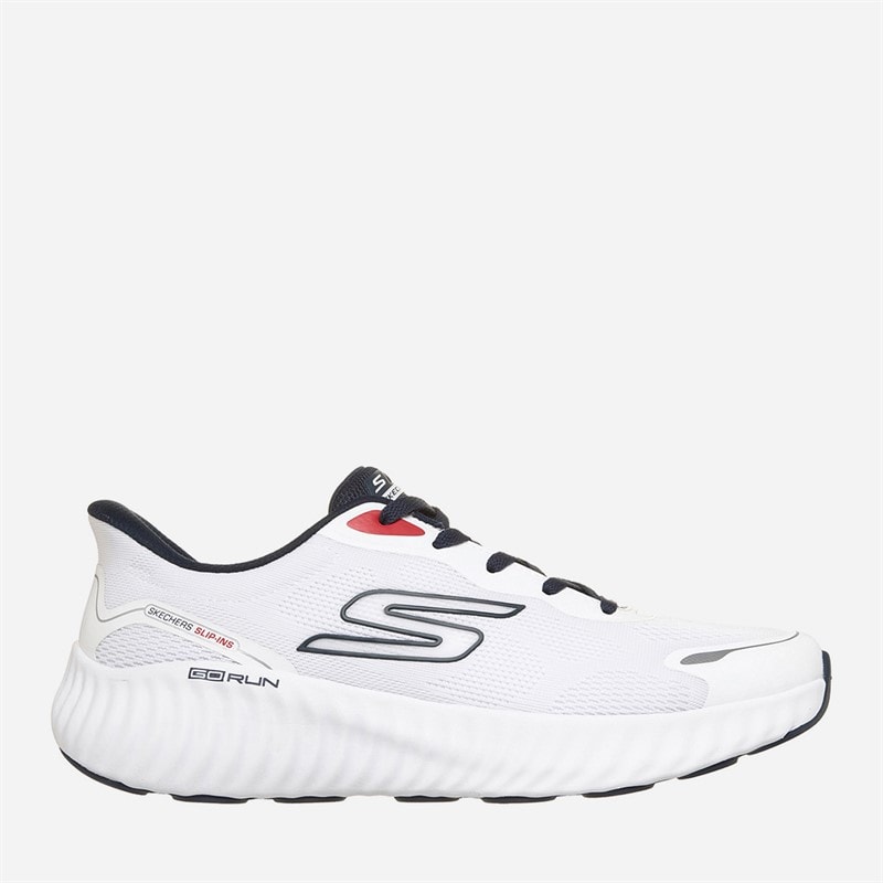 SKECHERS Baskets slip-on Go Run Now regent hommes - Blanc