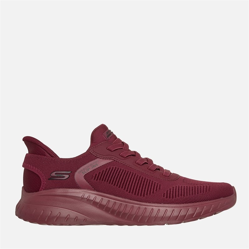 SKECHERS Baskets montantes Bob Squad Chaos solides hommes - Rouge