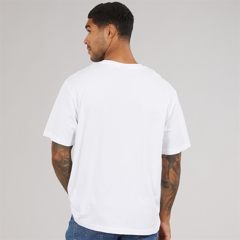 Mężczyźni luźna koszulka capri tristan Bright White – zdjęcie  2
