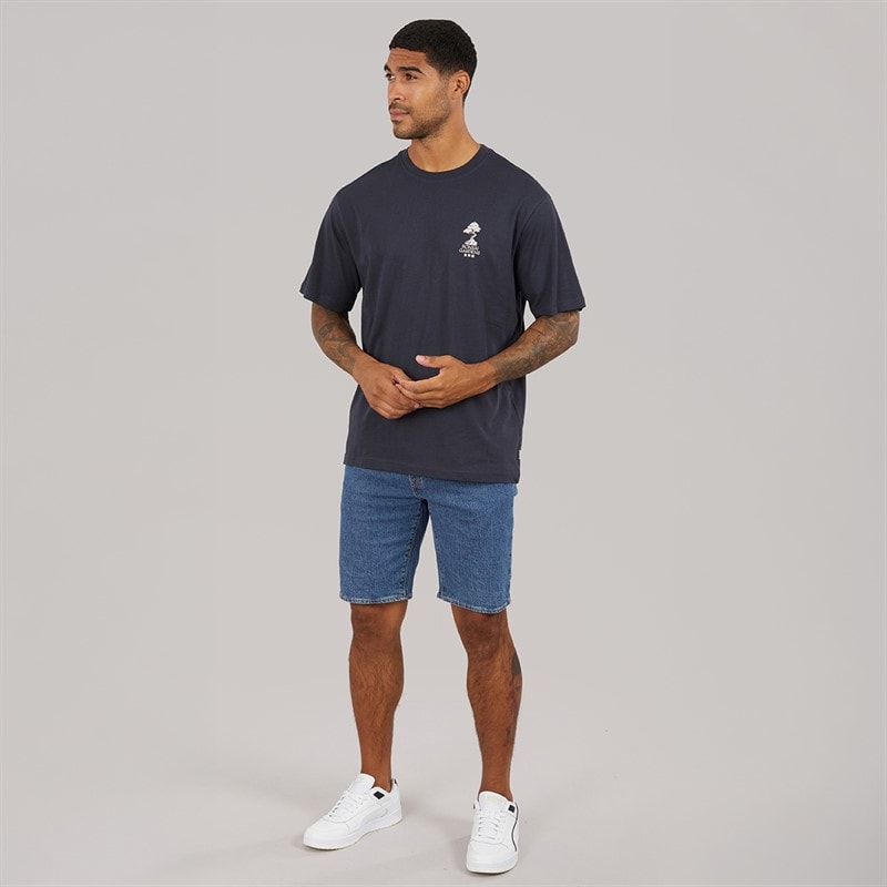 Heren tristan relaxed bonsai t-shirt Donker Navy - Afbeelding 4