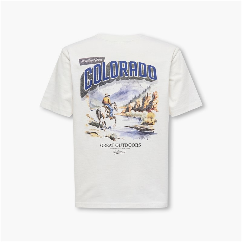 T-shirt Fred States garçons Cloud Dancer - Image 2