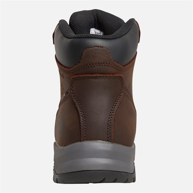 Heren hordan nubuck leren hydroDRY waterdichte trail wandelschoenen Bruin - Afbeelding 3