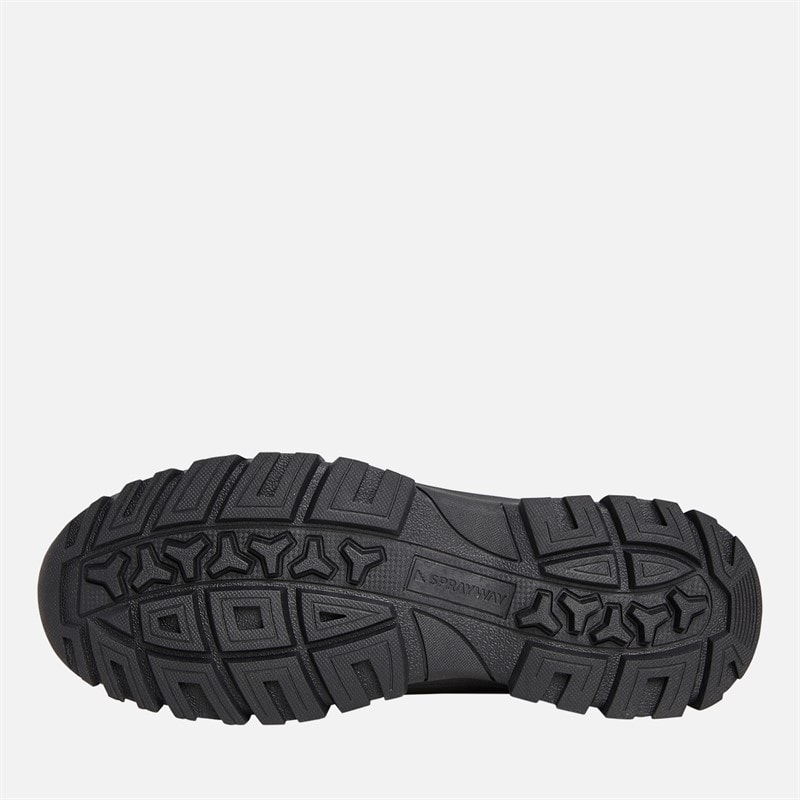Heren winhill mid hydroDRY waterdichte trailwandelboots Zwart - Afbeelding 2