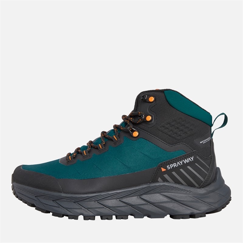 Bottes de randonnée imperméables Glencoe HydroDRY hommes Sapin/Orange - Image 1