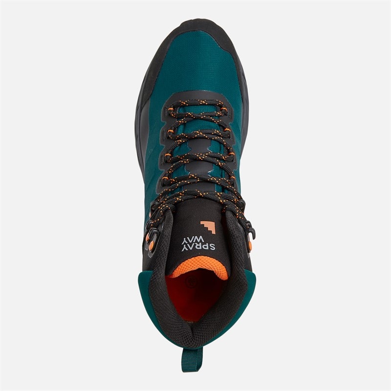 Bottes de randonnée imperméables Glencoe HydroDRY hommes Sapin/Orange - Image 4