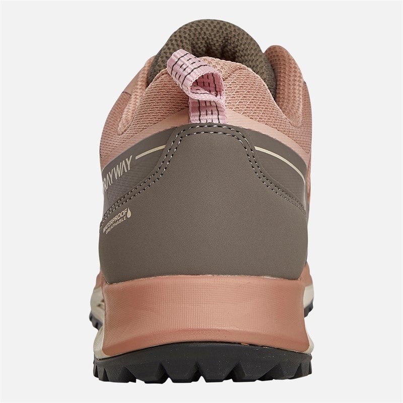 Chaussures de marche imperméables basses Burbage 2 hydroDRY femmes Rose/Major Marron - Image 3