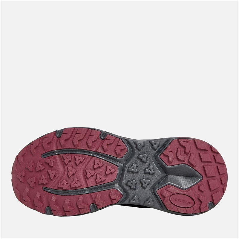Dames higger 2 hydroDRY waterdichte trail wandelschoenen Zwart/Purple - Afbeelding 2