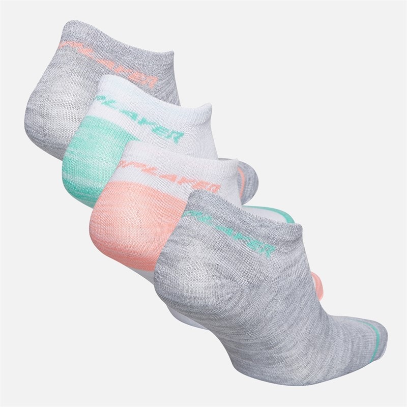 Damen - No-Show-Socken Zwölferpack Weiß/Multi - Bild 3