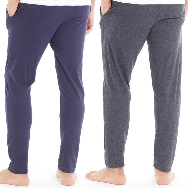 Mężczyźni dresowe spodnie rene w opakowaniu 2 sztuk Charcoal/Navy – zdjęcie  2