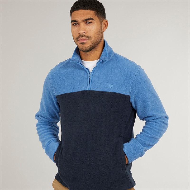 Herren - Wham 1/4 Reißverschluss Fleece Colbalt/Navy - Bild 1