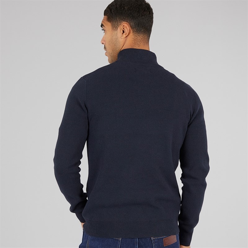 Pull à fermeture éclair quart Hazel hommes Marine - Image 2
