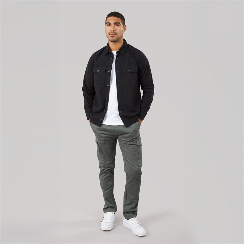 Herren - Mini-Hemdjacke Schwarz - Bild 4