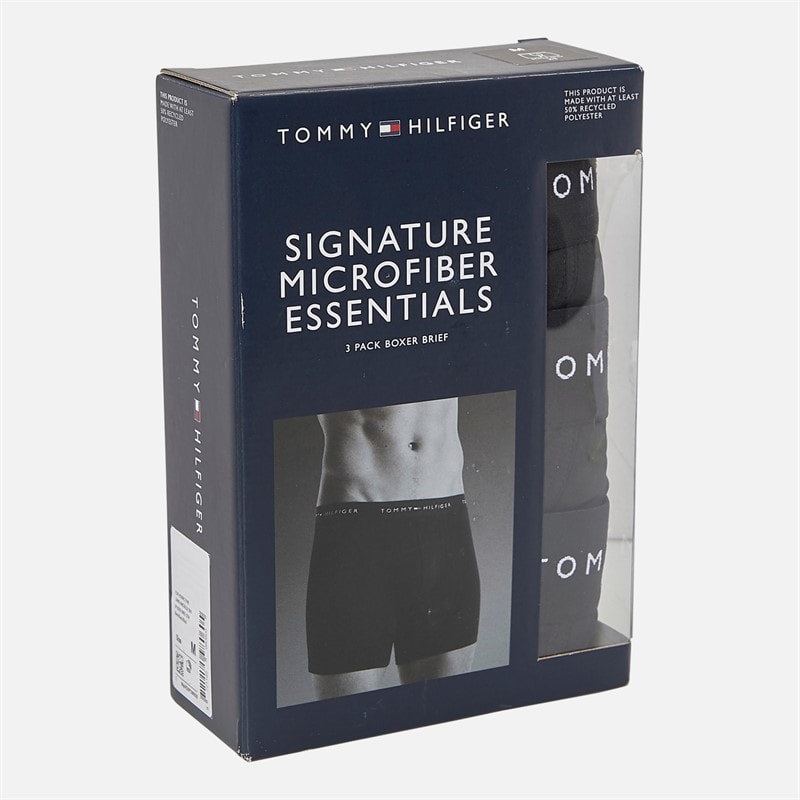 Herren - Boxer-Briefs Dreierpack Schwarz/Schwarz/Schwarz - Bild 2