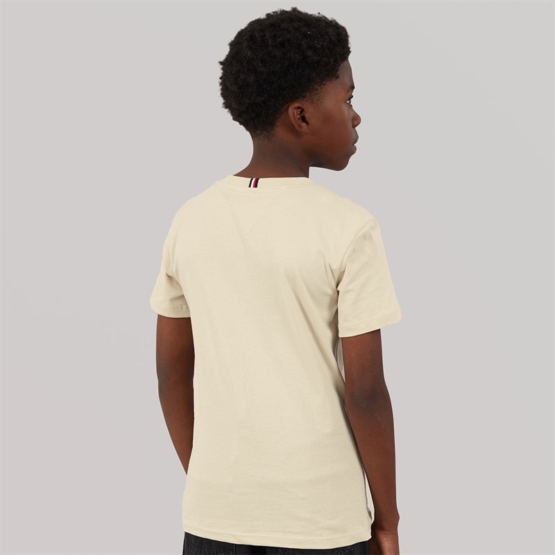 Dziecięce koszulka mini corp Classic Beige – zdjęcie  2