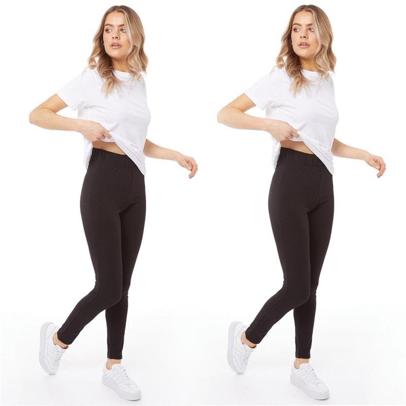 Leggings L'amore Hannah en lot de deux femmes Noir - Image 4