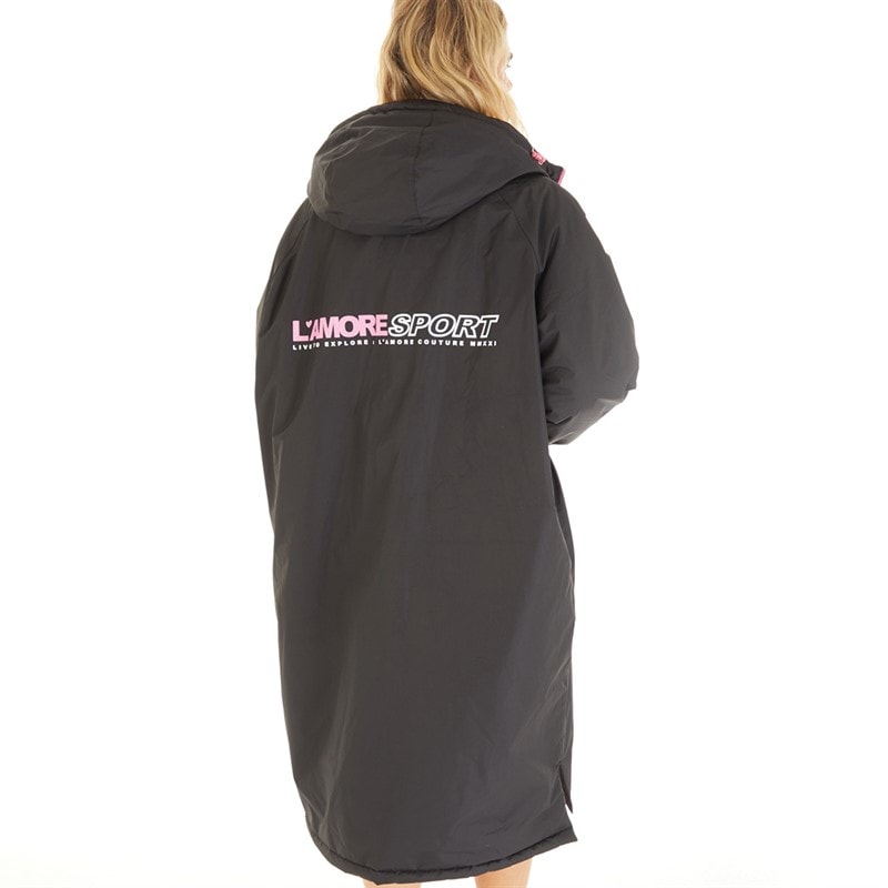 Robe de change imperméable luna femmes Noir/Rose - Image 2