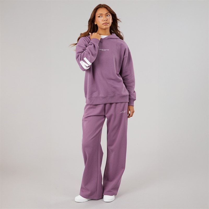 Damen - Novalie Jogginghose mit Weitem Bein Grape - Bild 4