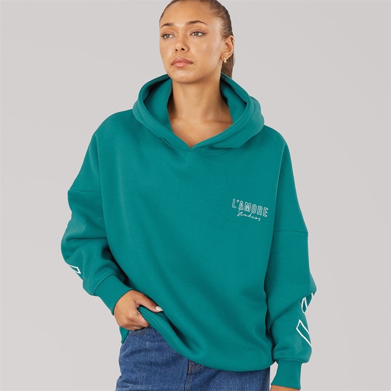 Damen - Norwalk Kapuzenpullover Teal - Bild 2