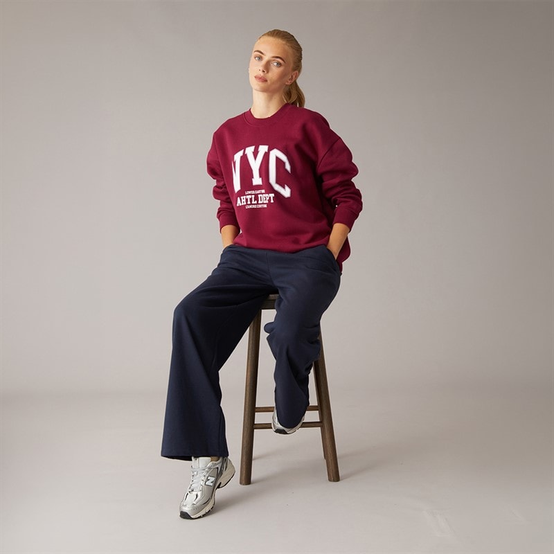 Sweat-shirt Serlida femmes Bourgogne clair - Image 4