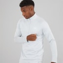 UA Tech 2.0 à demi-fermeture éclair hommes Halo Grey
