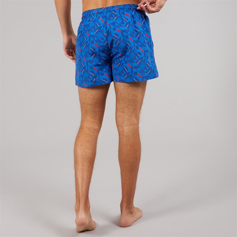 Herren - Racer Badehose Blau/Rot/Weiß - Bild 2