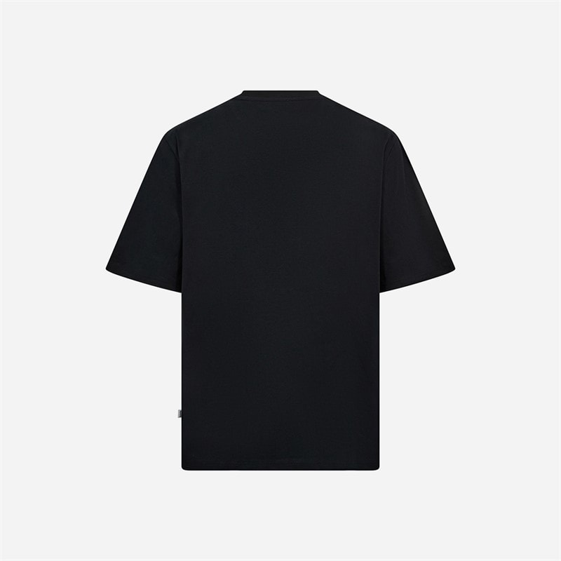 T-shirt à imprimé poitrine tas hommes Noir - Image 2