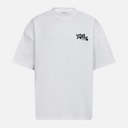 T-shirt à imprimé poitrine tas hommes Blanc