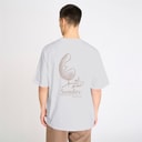 Heren tas print t-shirt Wit
