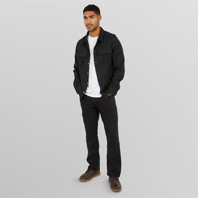 Mężczyźni jeansy horizon regular bootcut Black Rinse – zdjęcie  4
