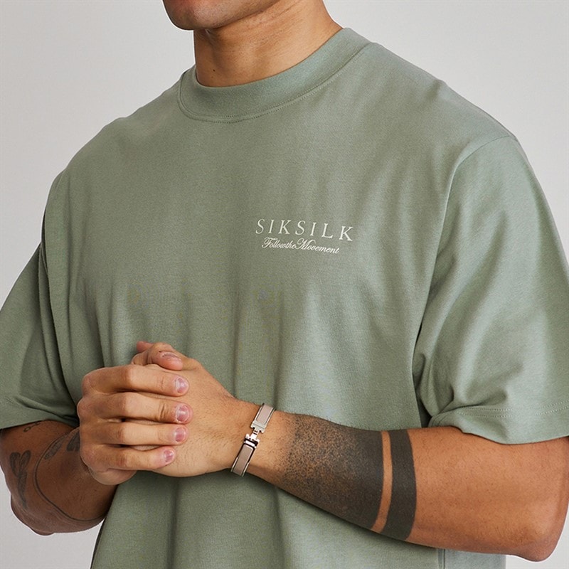 Heren t-shirt met opdruk Groen - Afbeelding 3