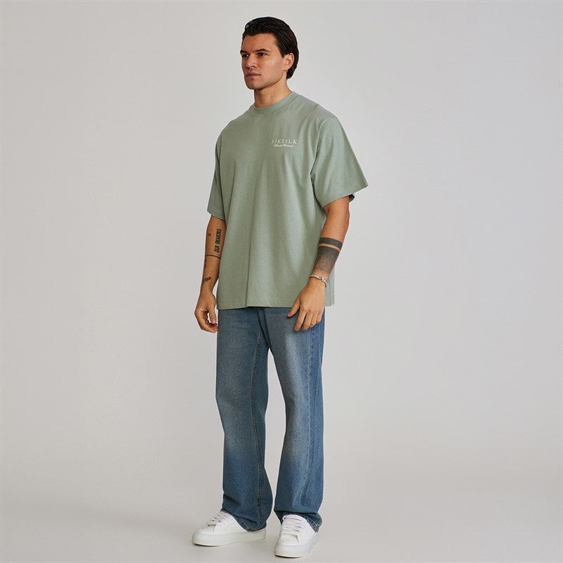 Heren t-shirt met opdruk Groen - Afbeelding 5