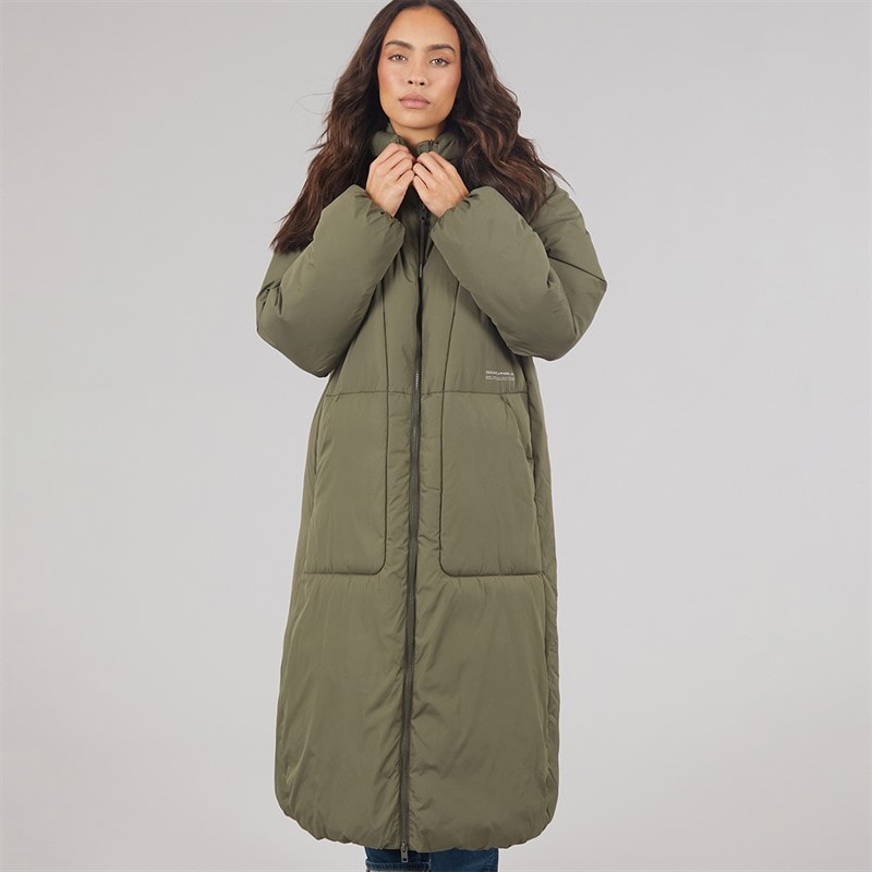 Manteau long matelassé lolly femmes Grape Leaf - Image 5