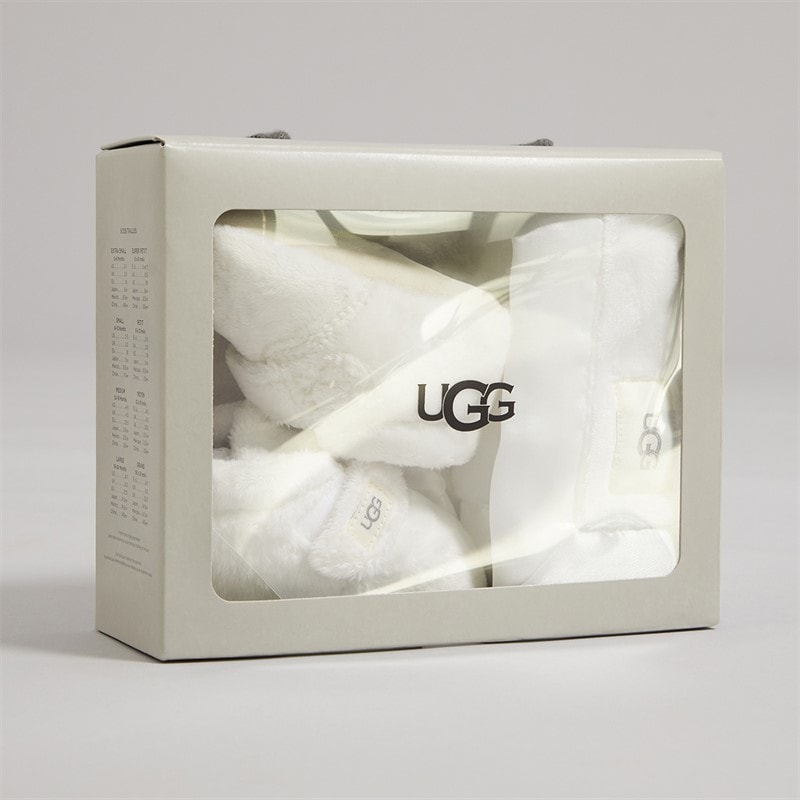 Peuter bixbie en lovey slofjes en deken geschenkset Vanilla - Afbeelding 4