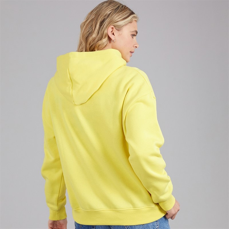Damen - Nightingale Nest Grafik Kapuzenpullover Gelb - Bild 2