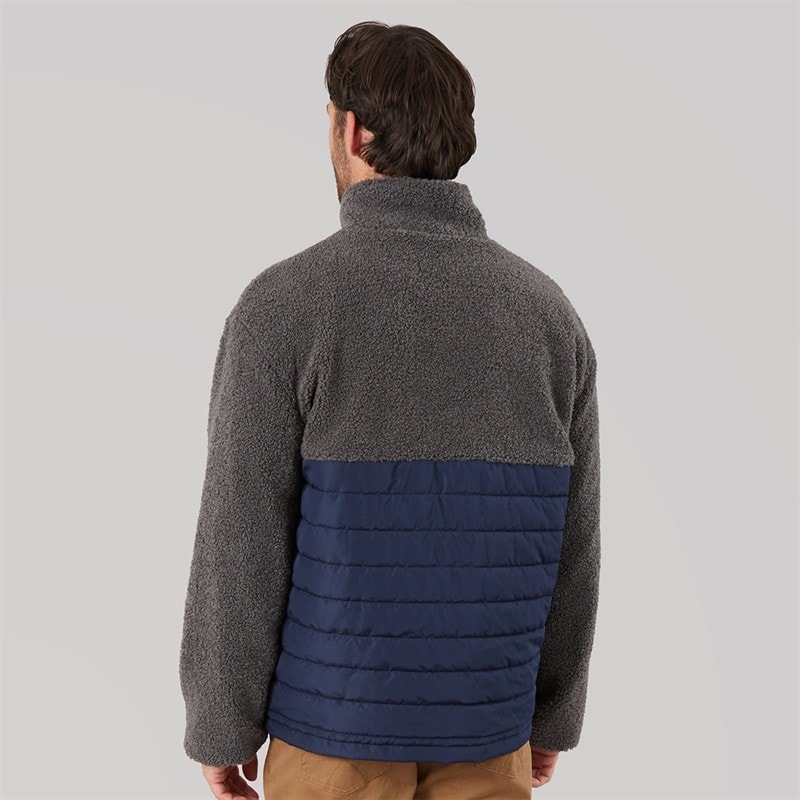 Heren hybride jas Steel Grey/Verbrand Oranje - Afbeelding 2