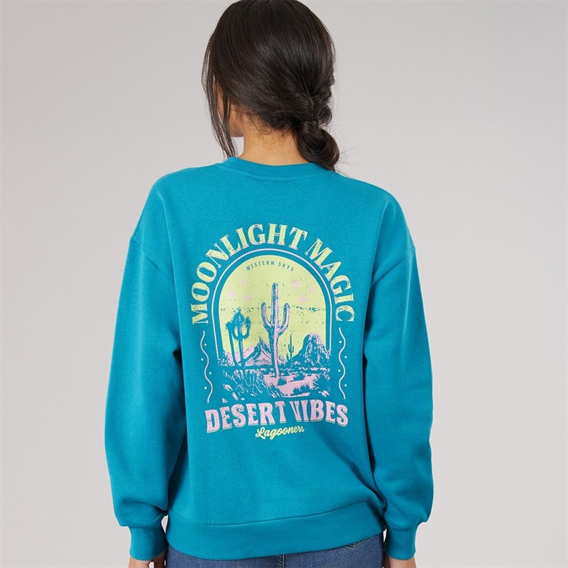 Damen - Marshmere Grafik-Sweatshirt Bluebird - Bild 3