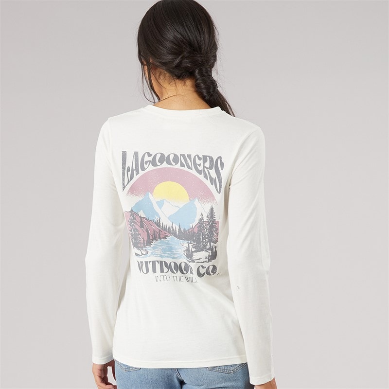 T-shirt à manches longues breeze femmes Écru - Image 3