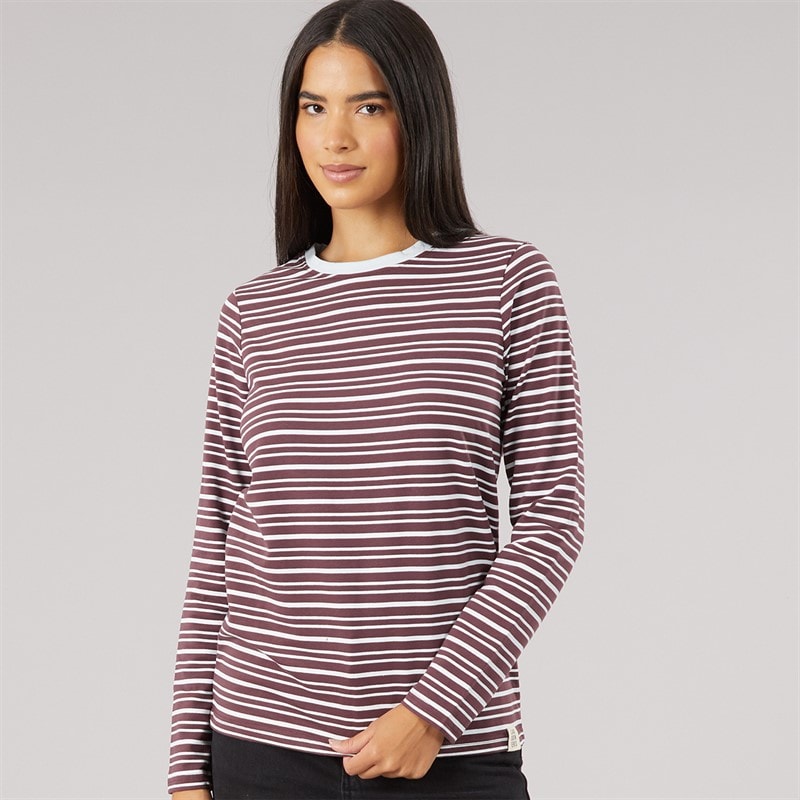 Damen - Fenwick Langarm-T-Shirt Braun - Bild 1