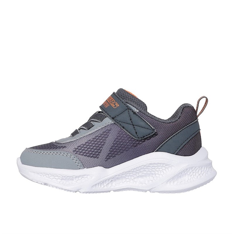 Niemowlęce chłopięce sneakersy SKECHERS Meteor-Lights Krendox Szary – zdjęcie  5