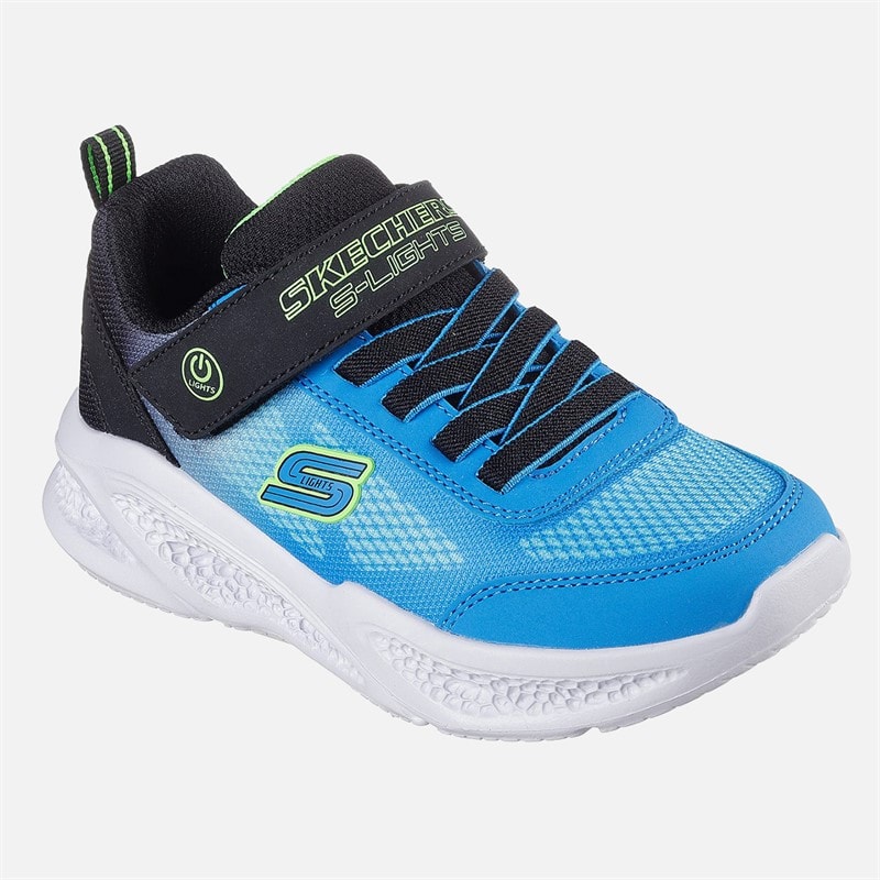 SKECHERS Jungen - Meteor-Lights Krendox Sneaker - Schwarz - Bild 3