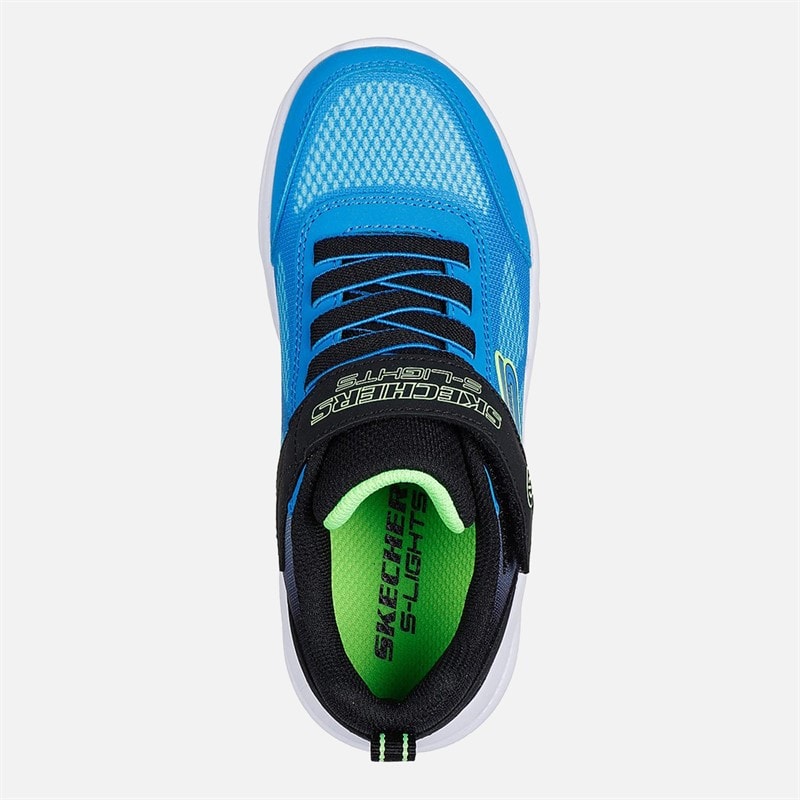 SKECHERS Jungen - Meteor-Lights Krendox Sneaker - Schwarz - Bild 4