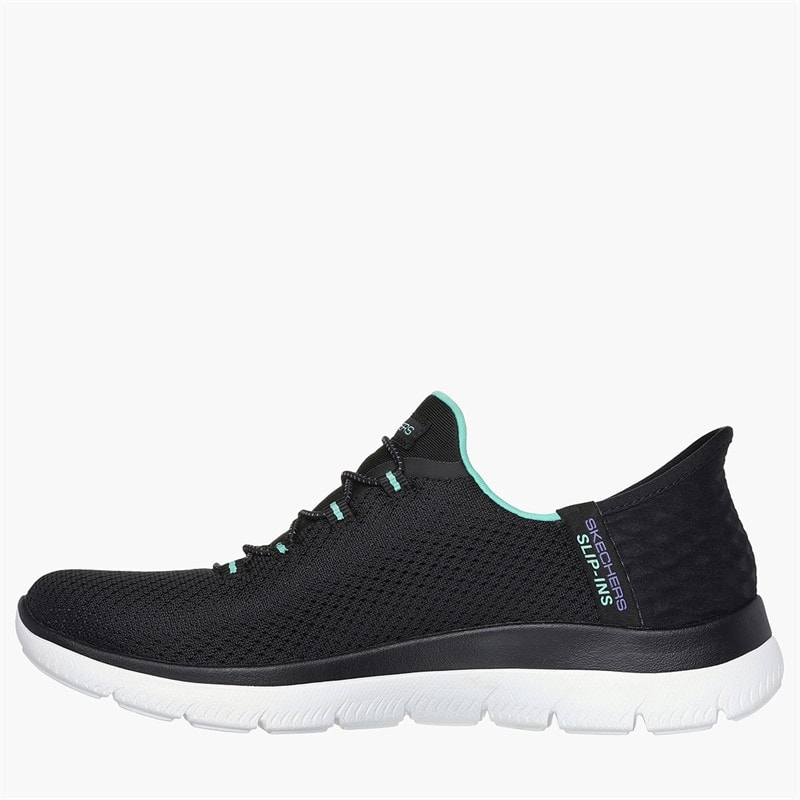 Damskie slip on sneakers summits Czarny – zdjęcie  5