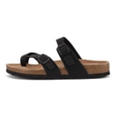 Bio cross-over sandalen Zwart