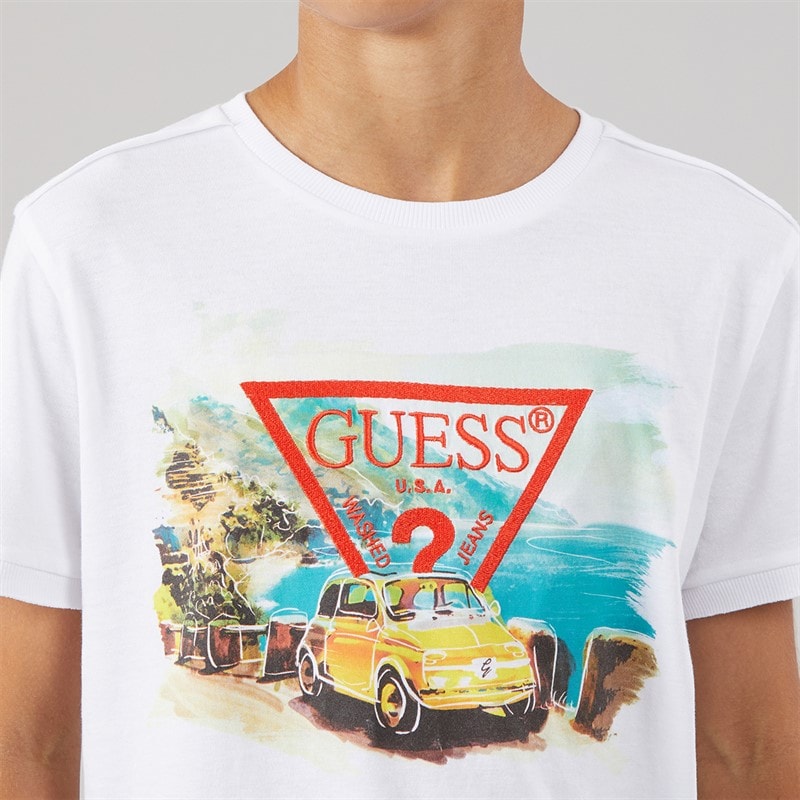 Guess Jungen - T-Shirt - Pure White - Bild 3