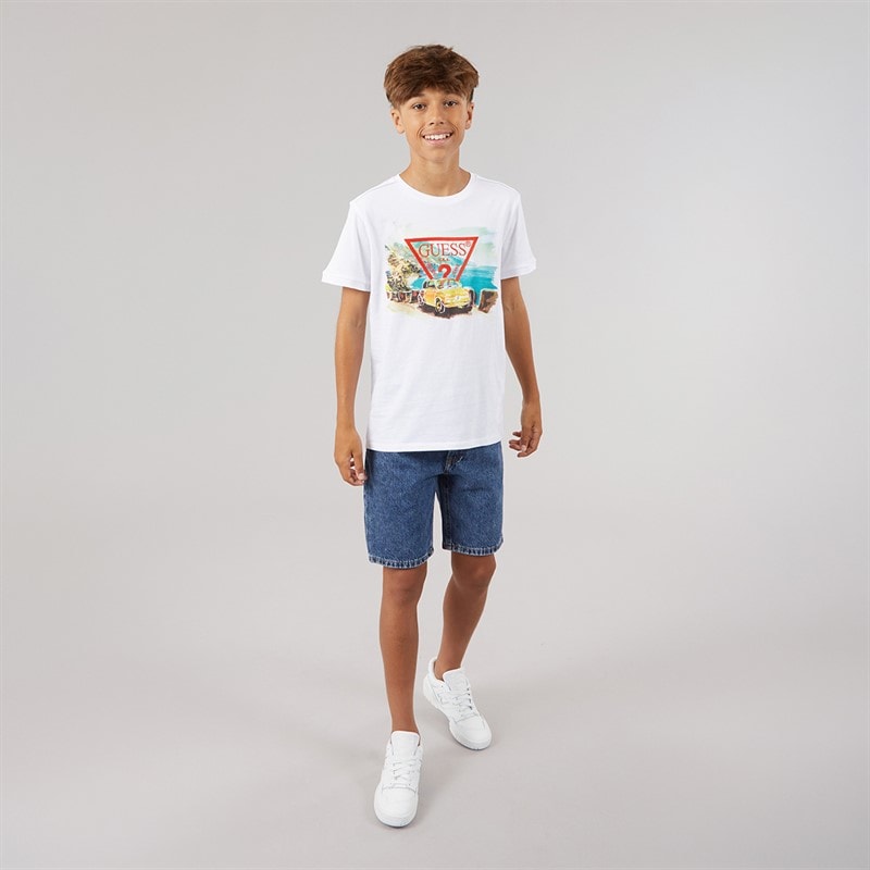 Guess Jungen - T-Shirt - Pure White - Bild 4