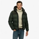 Heren colourblock pufferjack Surplus Goods Olive Green
