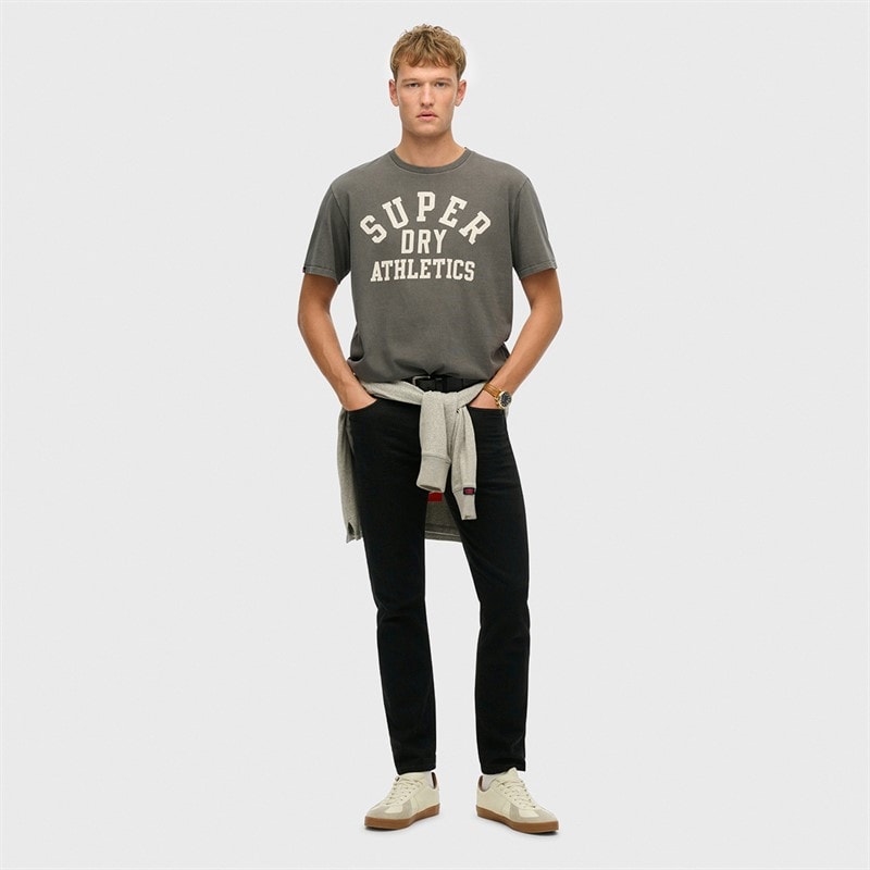 Herren - Athletisches T-Shirt Charcoal - Bild 4