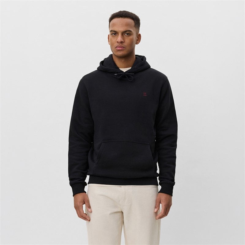 Les Deux Heren Core Contrast Hoodie Zwart - Afbeelding 1