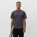 Les Deux Herren Kern Kontrast T Shirt Asphalt